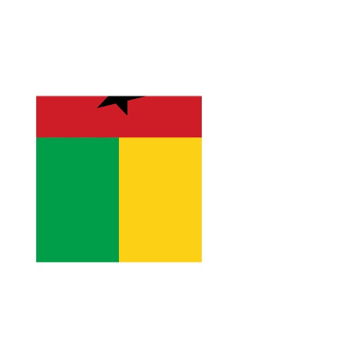 Fanion Table Drapeau Guinée-Bissau en Polyester