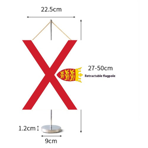 Fanion Table Drapeau Jersey en Polyester