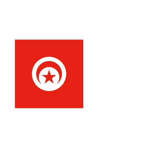 Fanion Table Drapeau Tunisie en Polyester