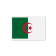 Aimant drapeau algérie rectangulaire décoration métallique