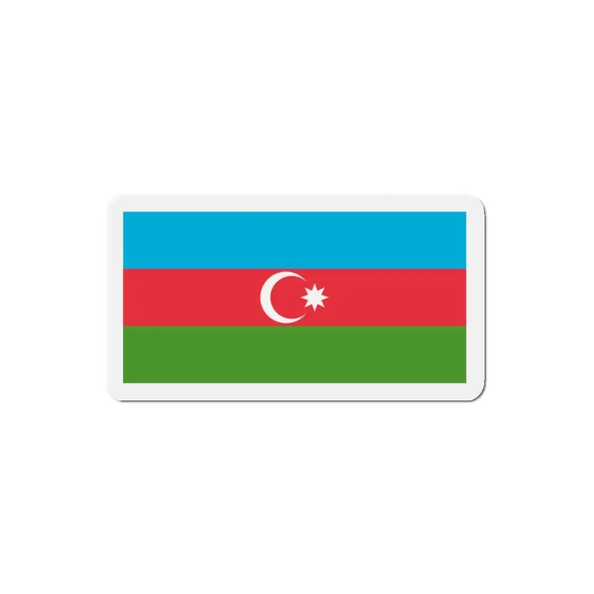 Aimant drapeau azerbaïdjan forme rectangulaire décoratif