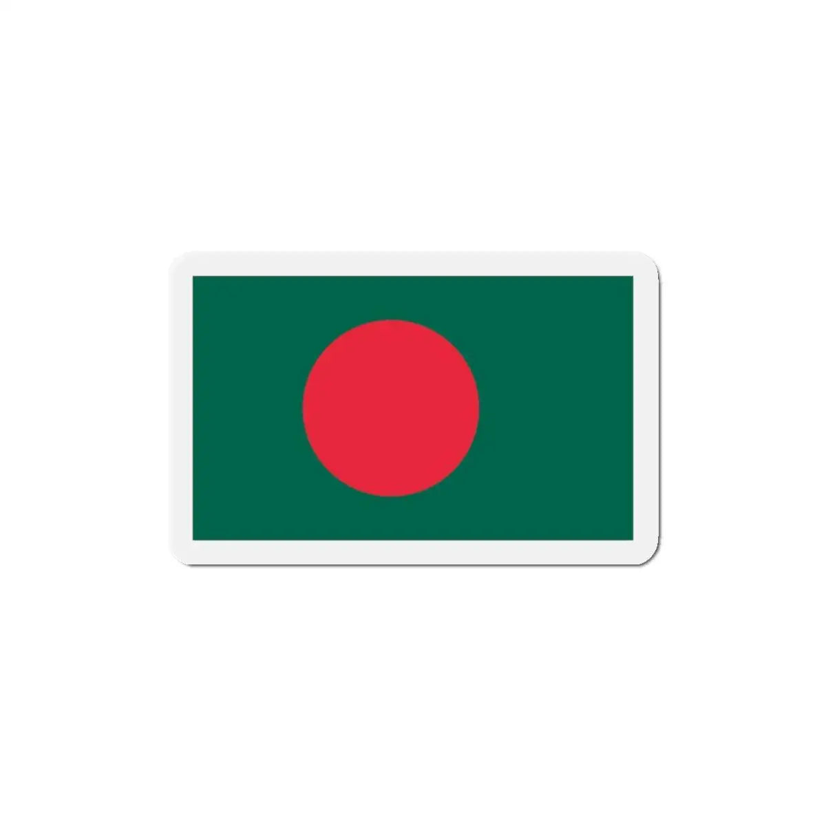 Aimant drapeau bangladesh rectangle décoratif aimanté