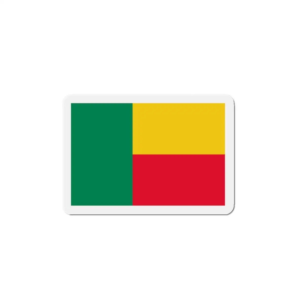 Aimant drapeau bénin forme rectangulaire magnétique coloré