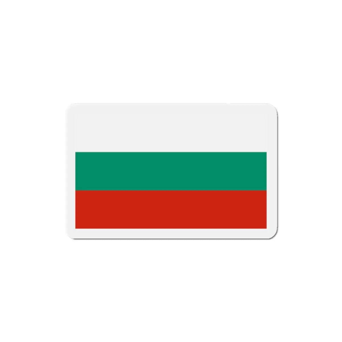 Aimant drapeau bulgarie rectangulaire décoratif magnétique