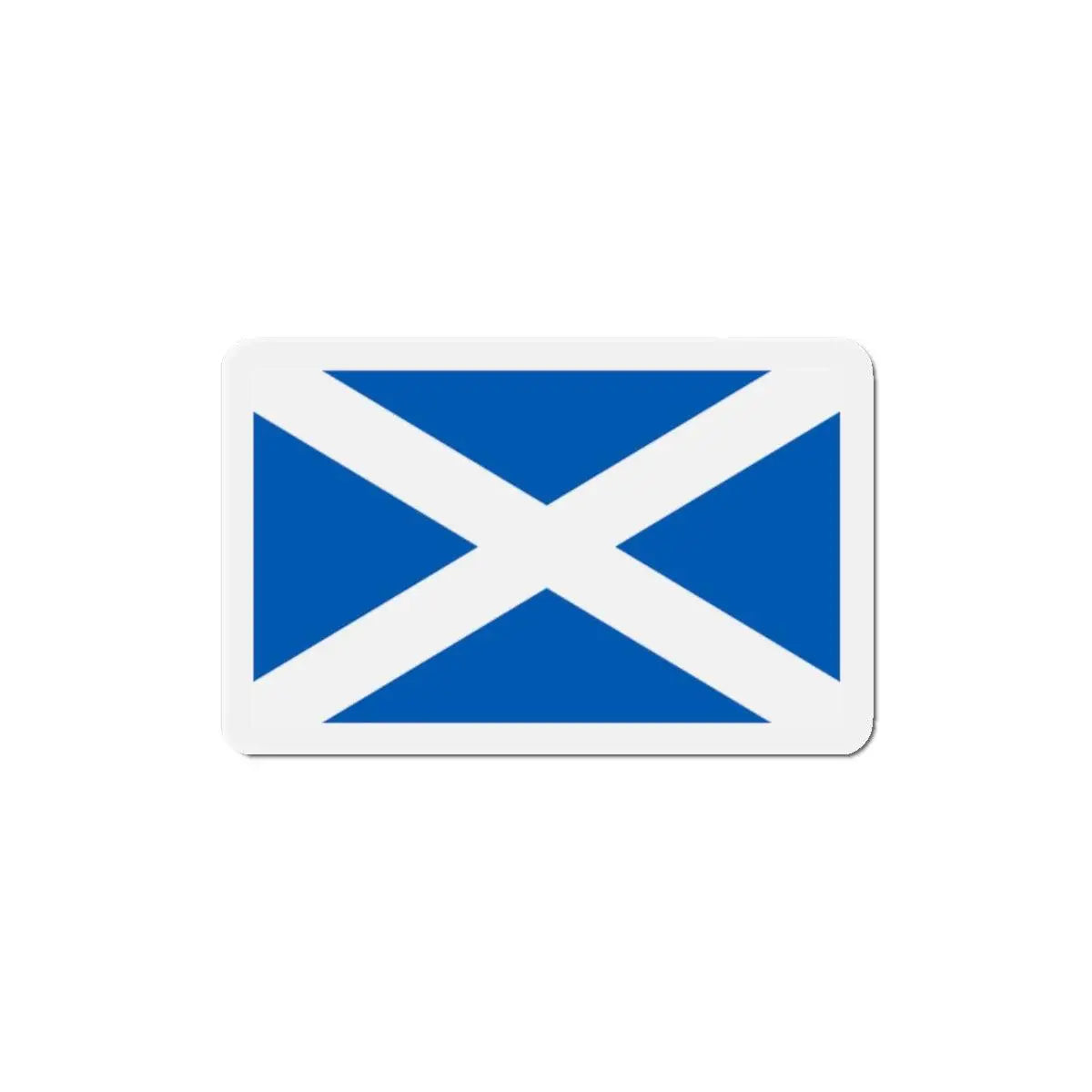 Aimant drapeau écosse forme rectangulaire décoratif