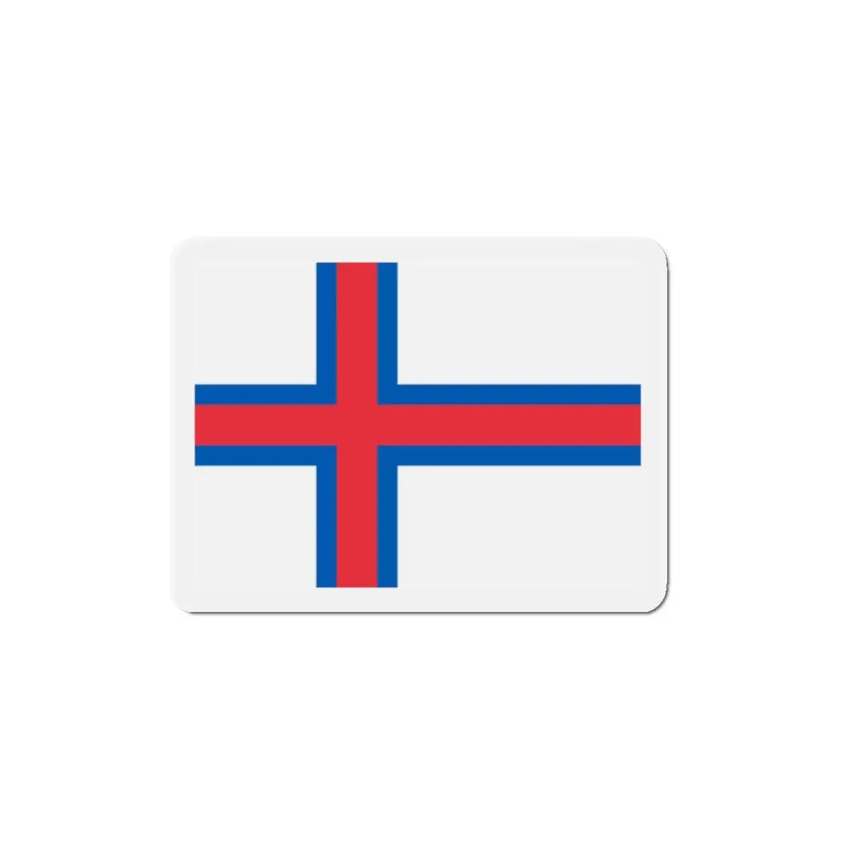 Aimant drapeau îles féroé forme rectangulaire décoratif