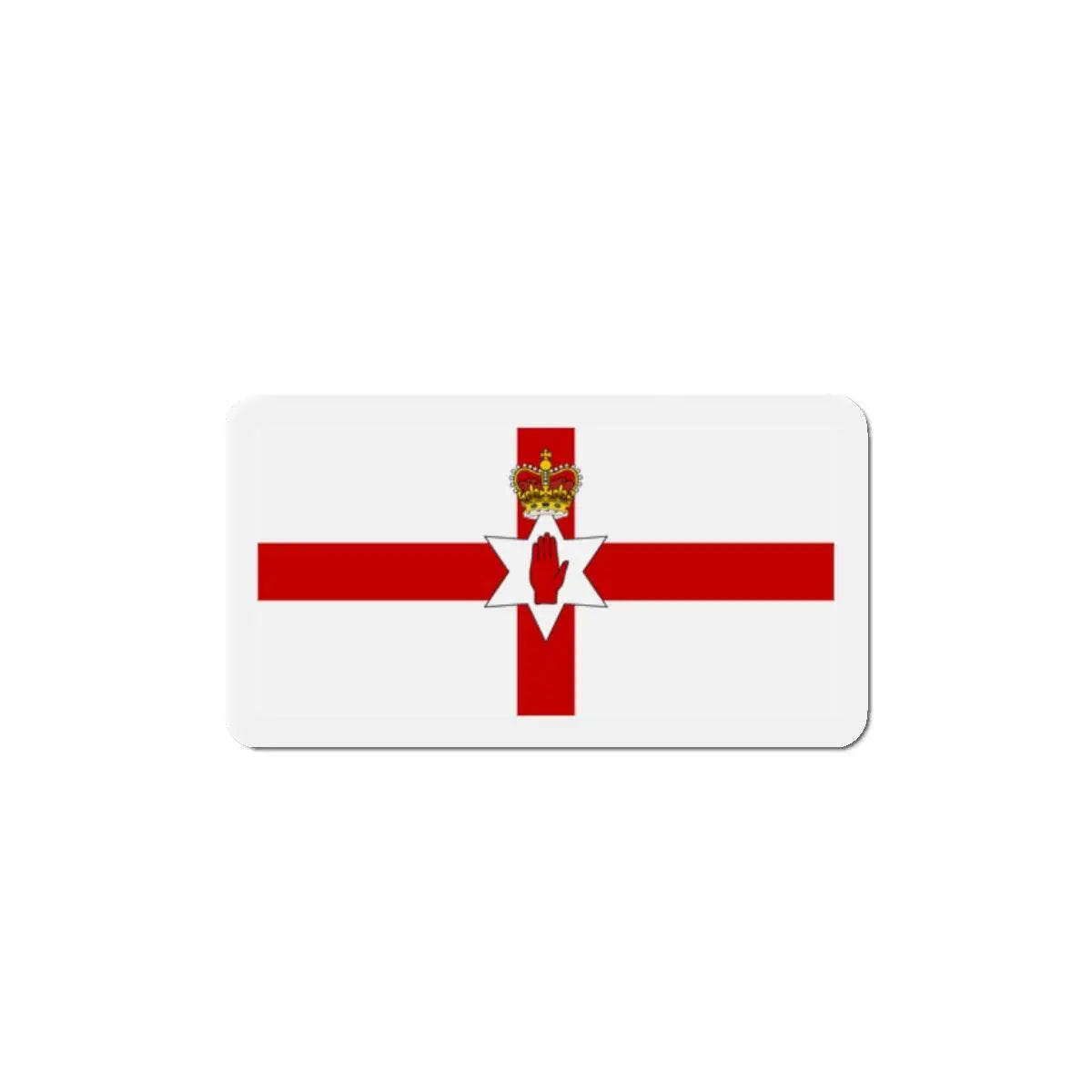 Aimant drapeau irlande du nord rectangulaire décoratif