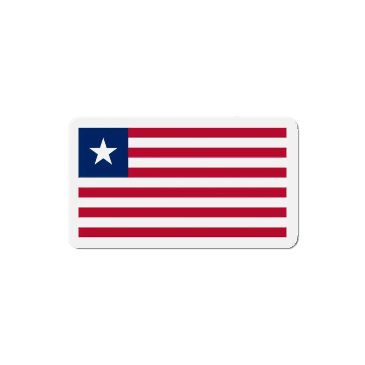 Aimant drapeau liberia rectangulaire pour surface métallique