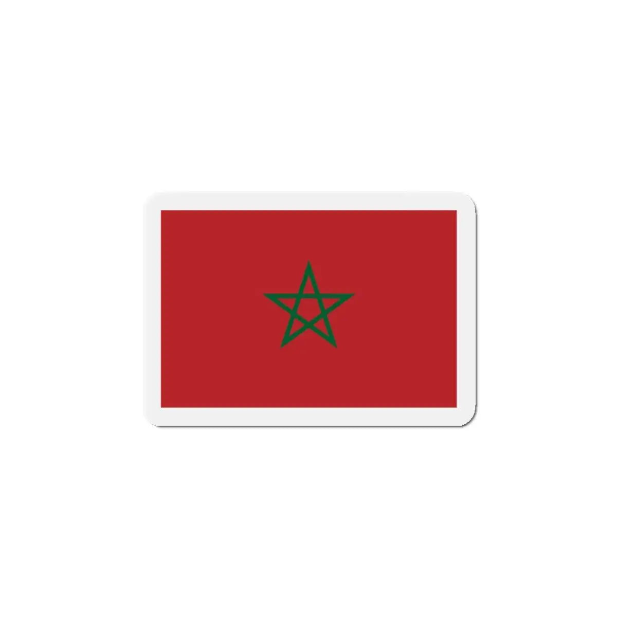 Aimant drapeau maroc forme rectangulaire pour réfrigérateur
