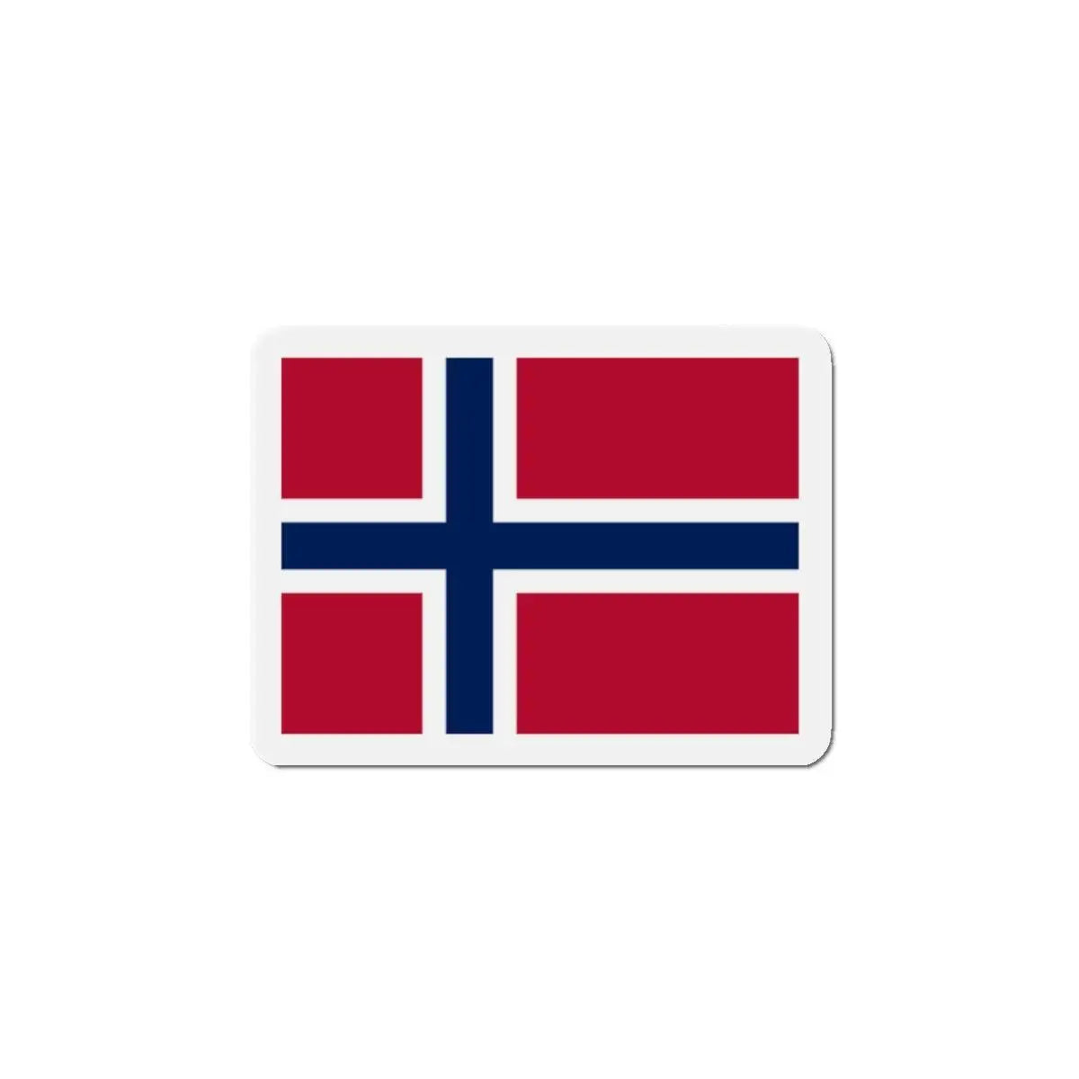 Aimant drapeau norvège forme rectangulaire décoratif