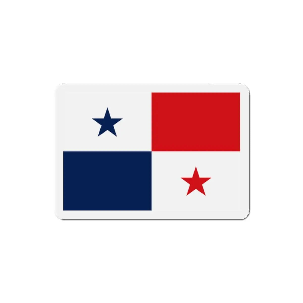 Aimant drapeau panama forme rectangulaire décoratif