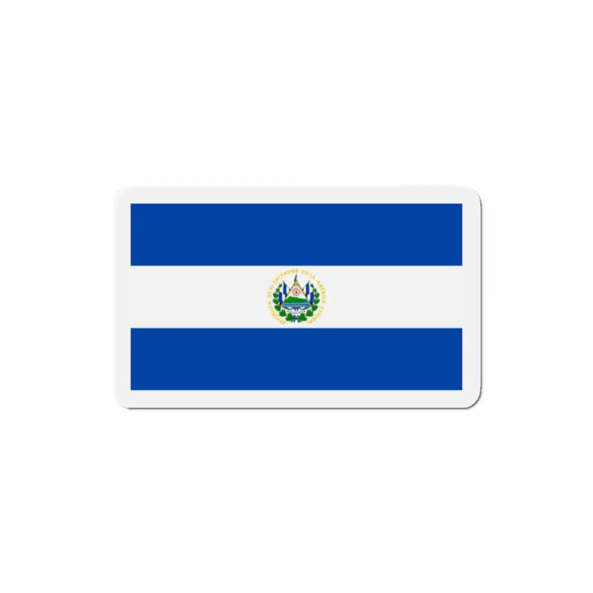 Aimant drapeau salvador rectangulaire décoratif magnétique