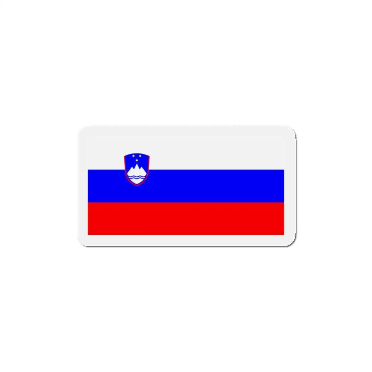Aimant drapeau slovénie rectangulaire décoratif