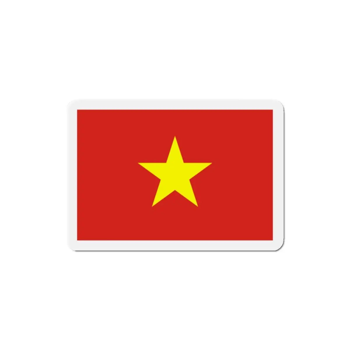 Aimant drapeau viêt nam rectangulaire décoratif magnétique