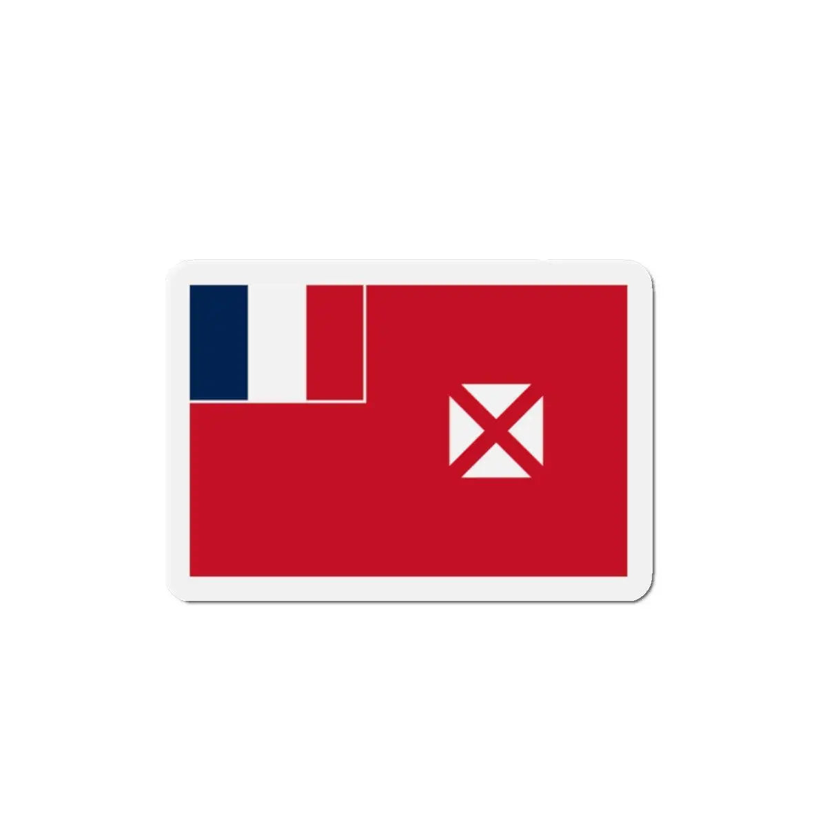 Aimant drapeau wallis-et-futuna rectangulaire décoratif