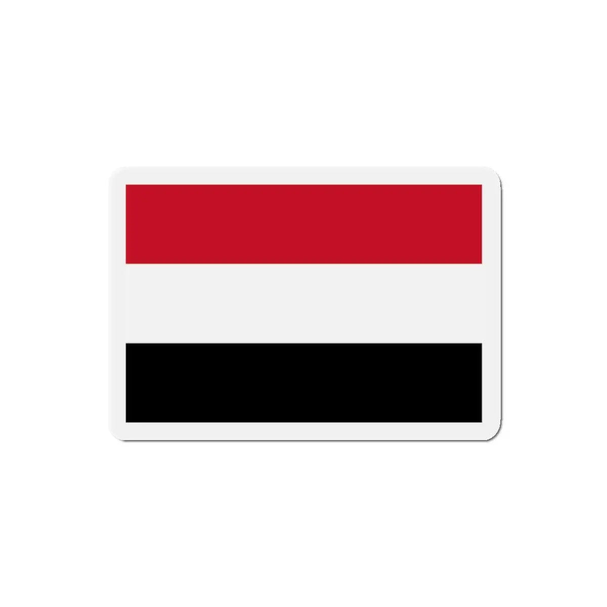 Aimant drapeau yémen forme rectangulaire décoratif