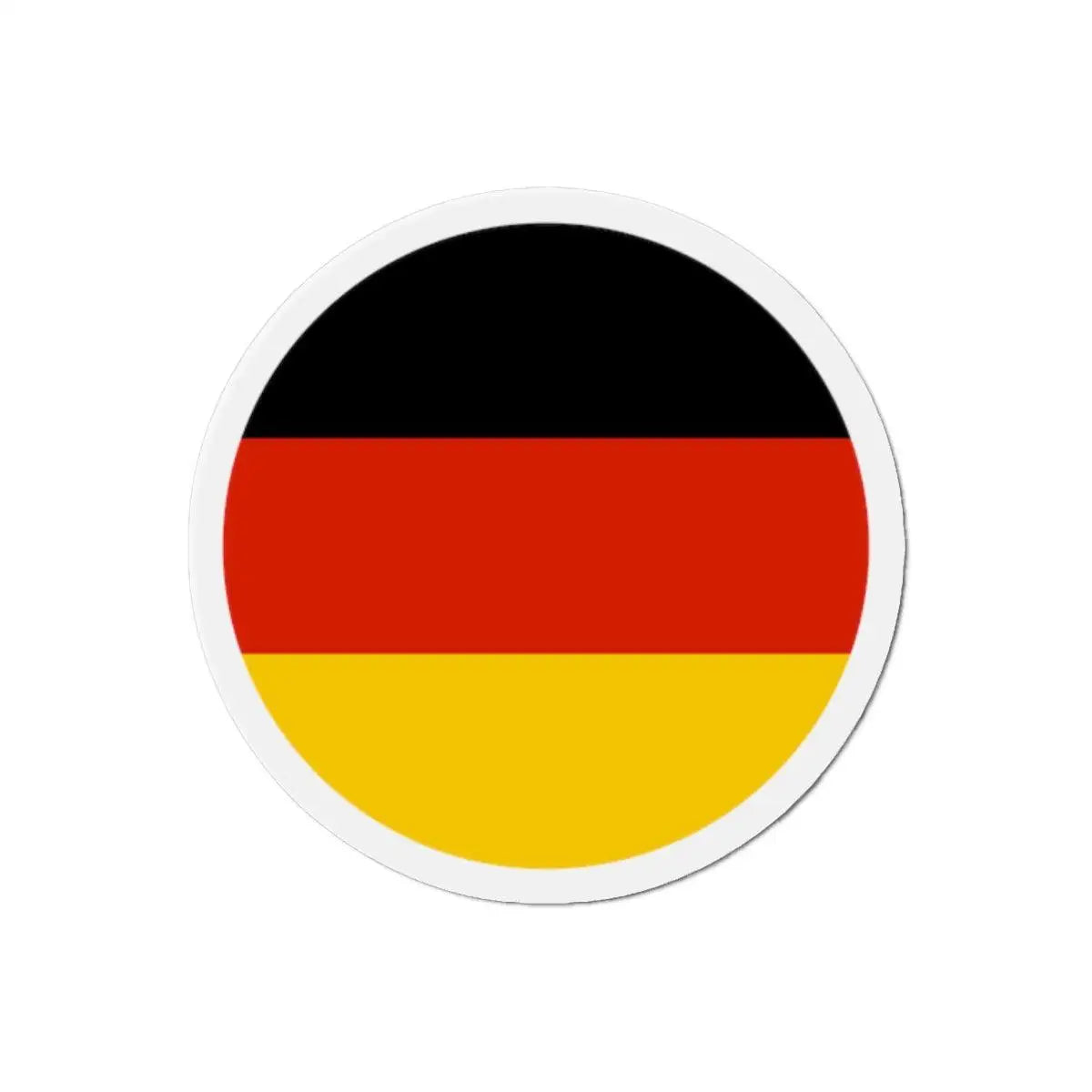 Aimant rond drapeau allemagne forme décorative métal