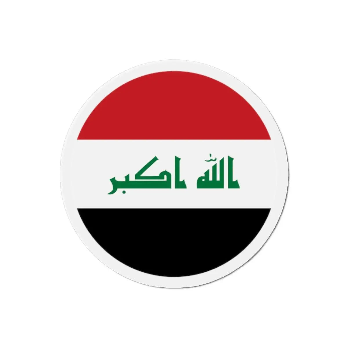 Aimant rond drapeau irak forme ronde décoratif magnétique