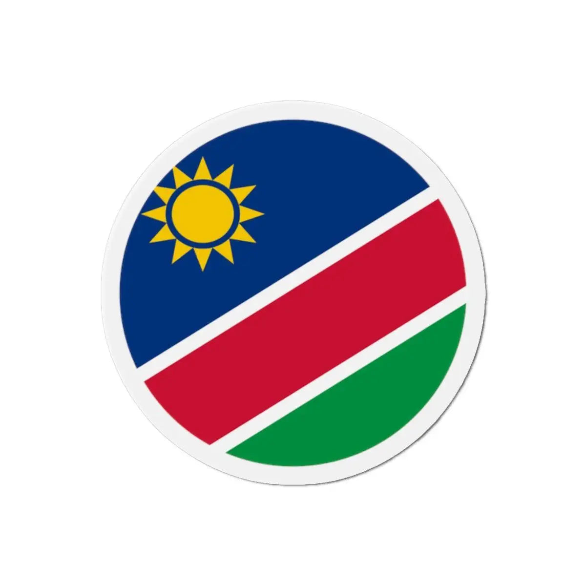 Aimant rond drapeau namibie magnétique décoratif