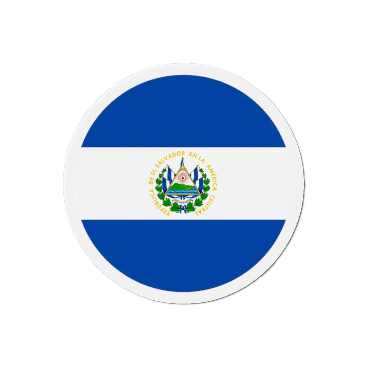Aimant rond drapeau salvador forme décorative magnétique