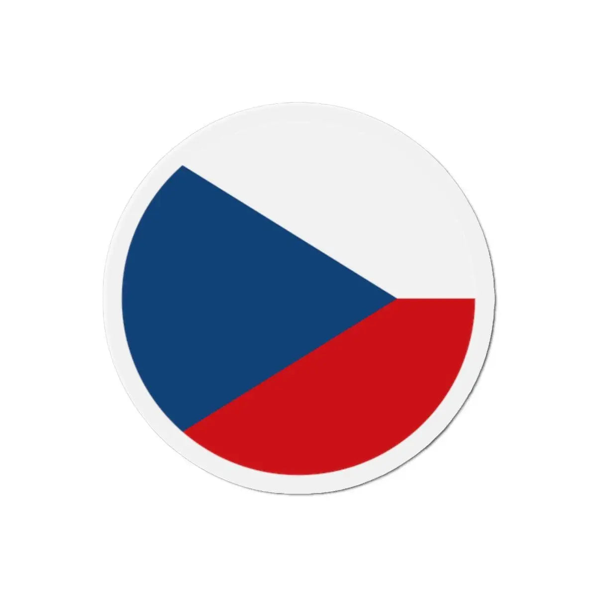 Aimant rond drapeau tchéquie forme ronde aimanté décoratif