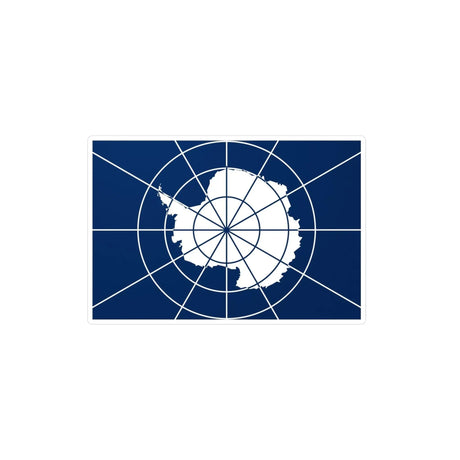Autocollant drapeau antarctique pvc forme rectangle résistant