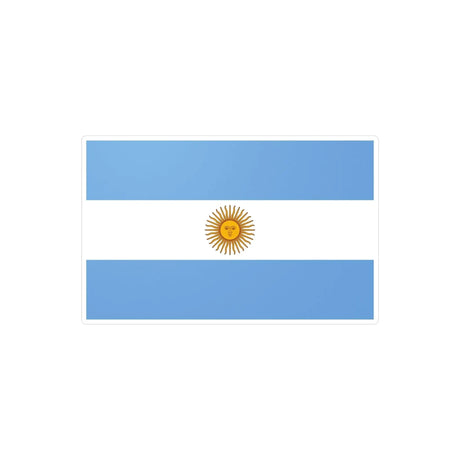 Autocollant drapeau argentine rectangle pvc résistant