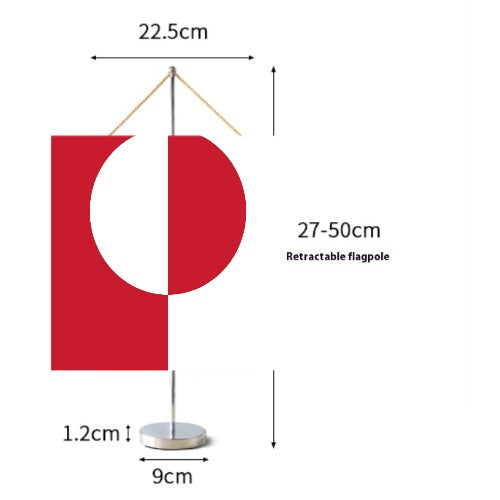 Fanion Table Drapeau Groenland en Polyester
