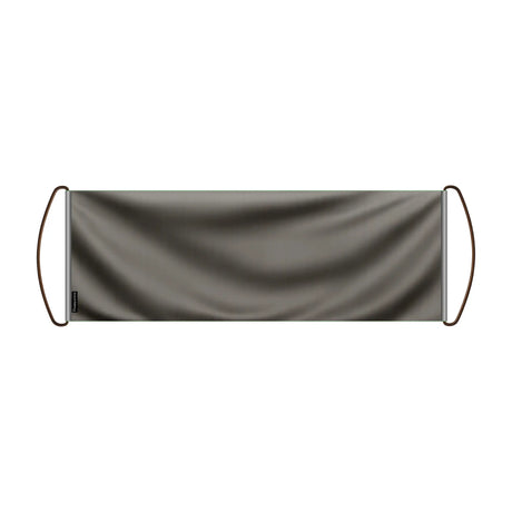Bannière de défilé france polyester drapeau gris foncé