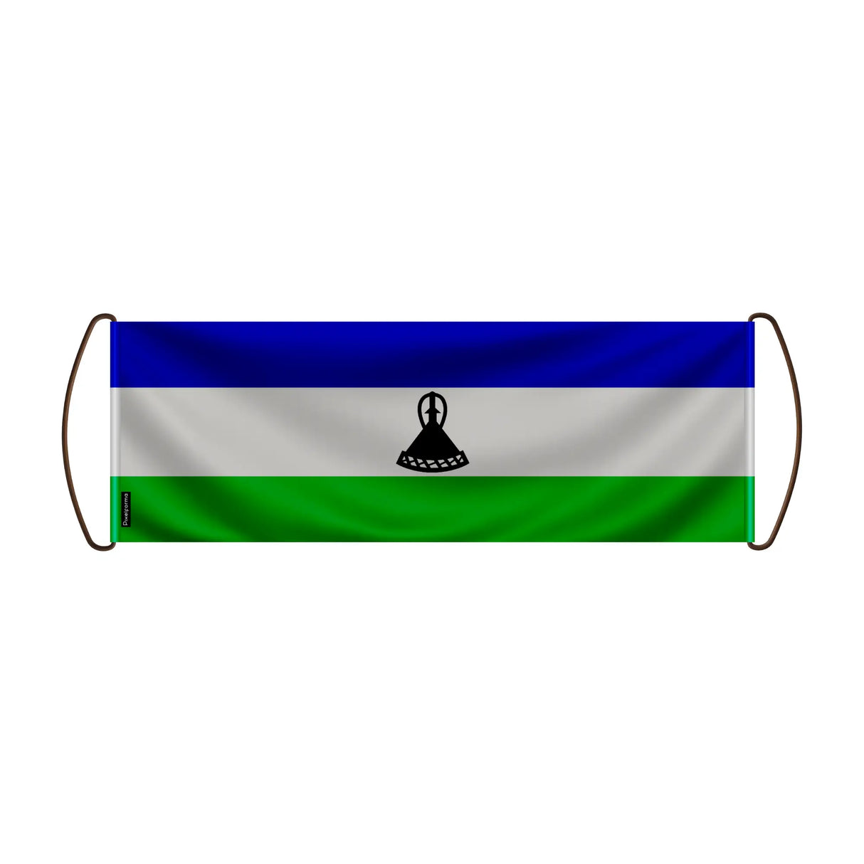 Bannière de défilement drapeau sotho polyester à main