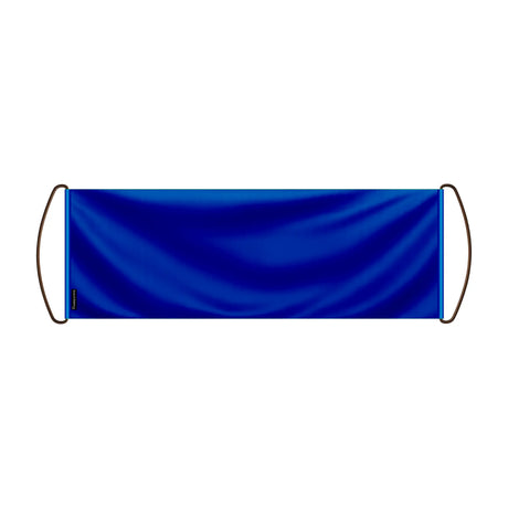 Bannière de défilement france polyester bleu foncé mains