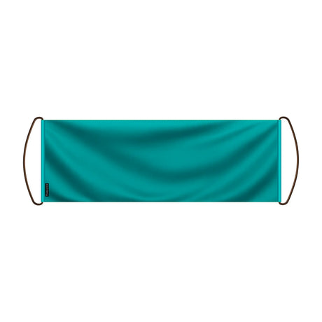 Bannière de défilement france polyester bleu tuquoise foncé