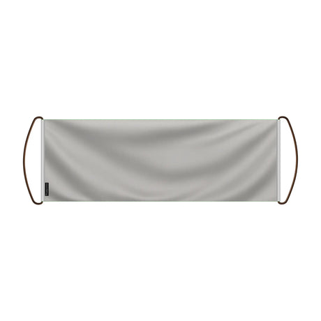 Bannière de défilement france polyester drapeau gris clair