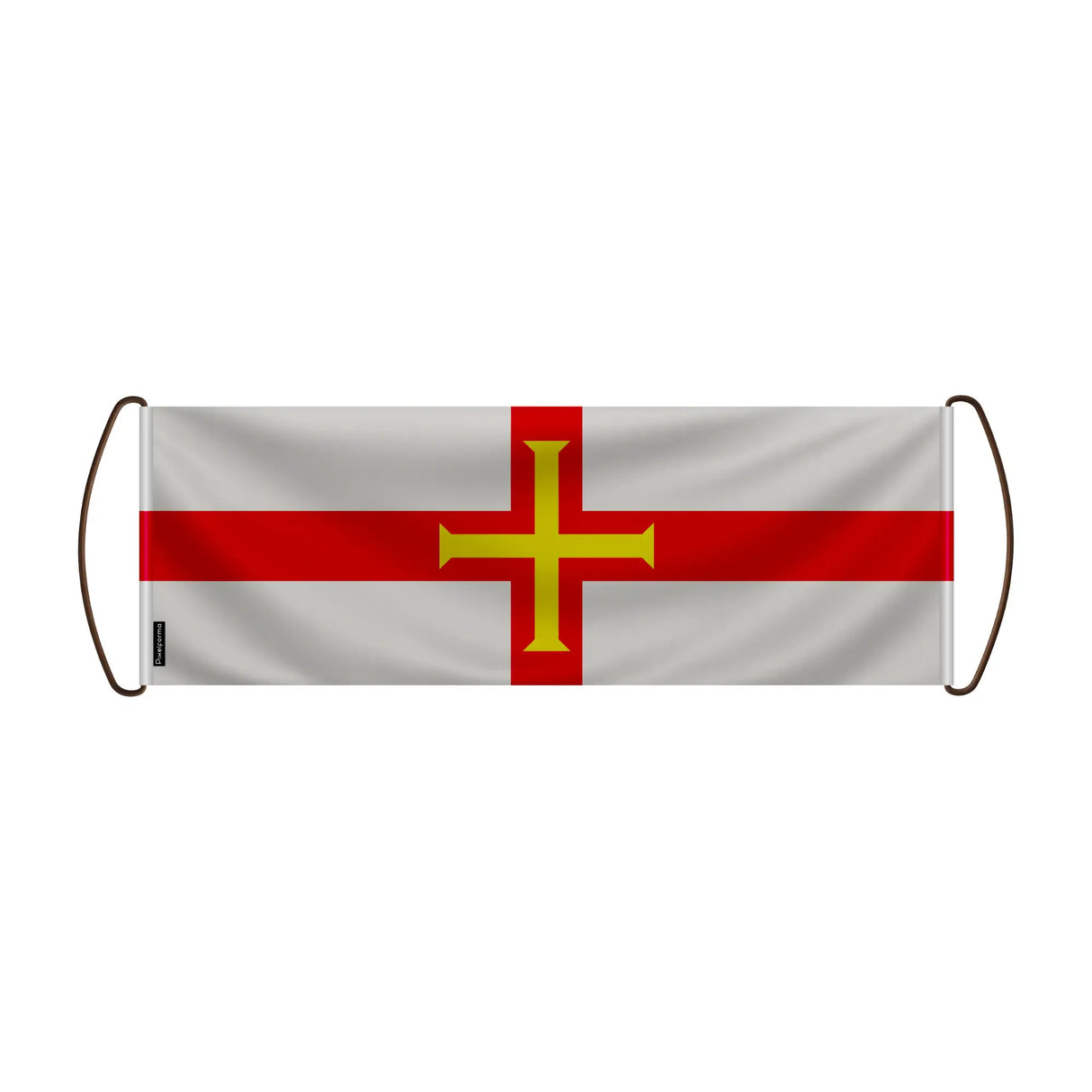 Bannière de défilement guernesey en polyester à main