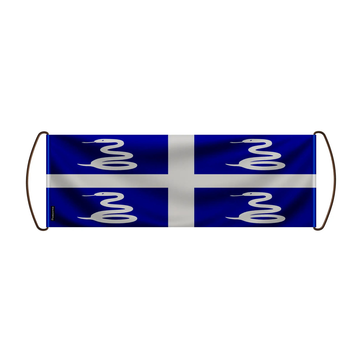 Bannière de défilement martinique en polyester résistant