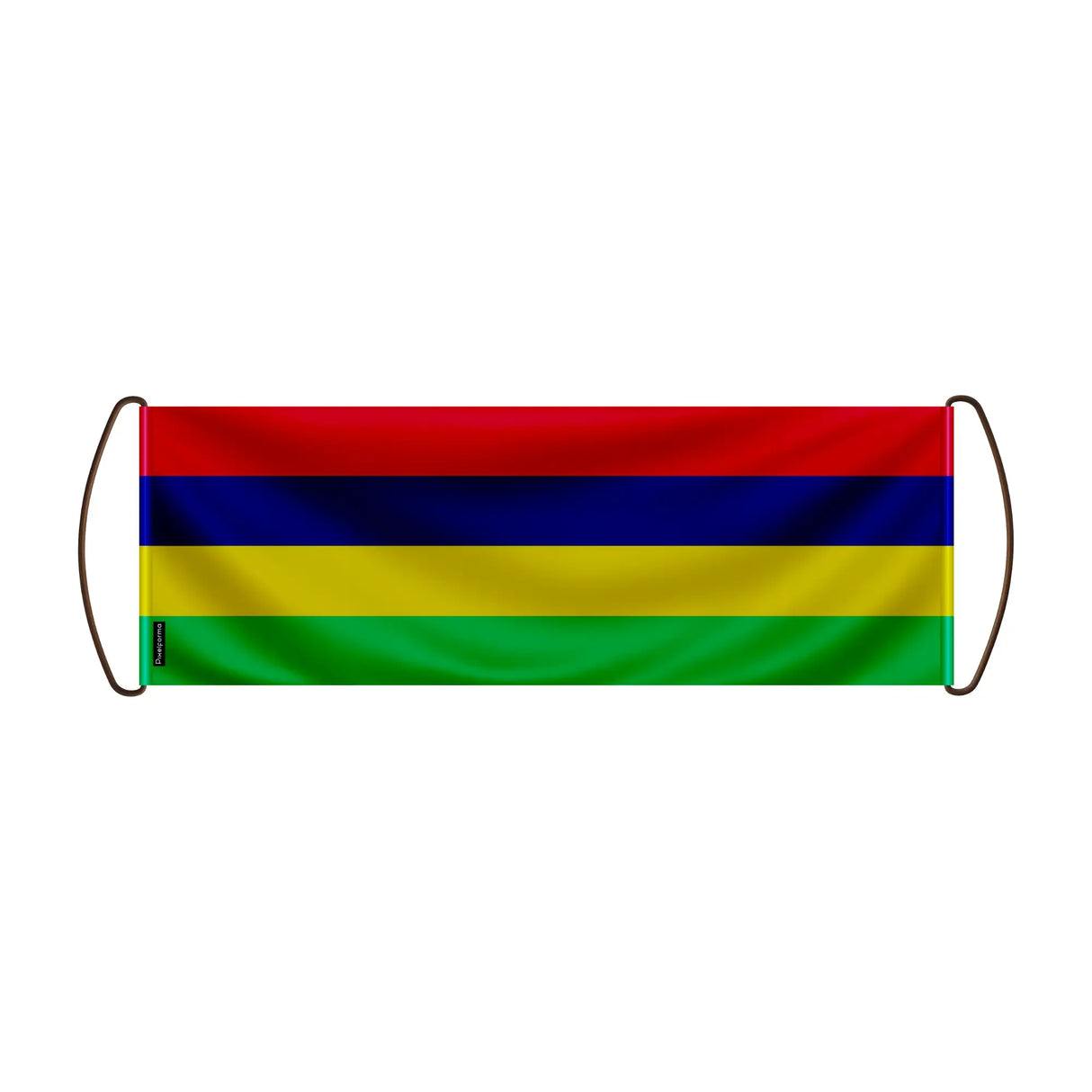 Bannière de défilement maurice en polyester pour événements