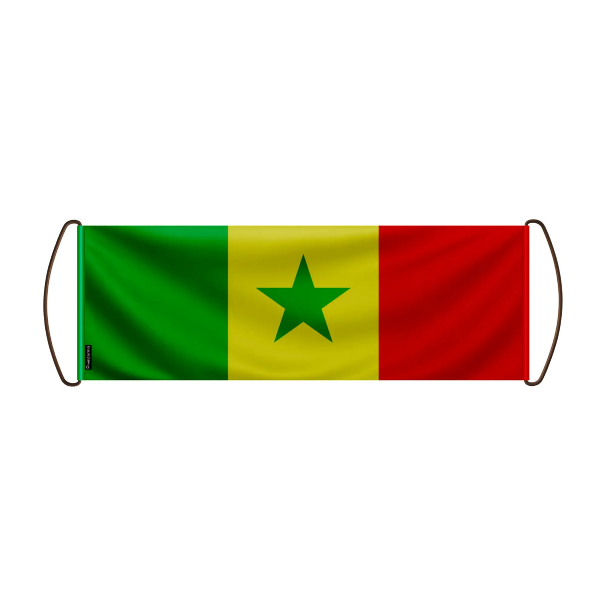 Bannière de défilement sénégal en polyester à main