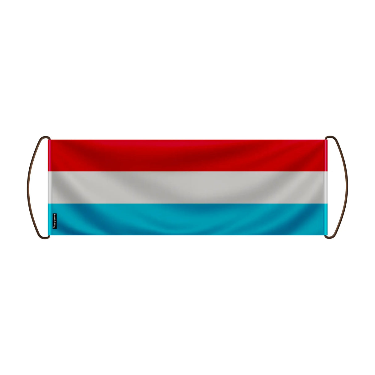 Bannière défilante luxembourg en polyester à main