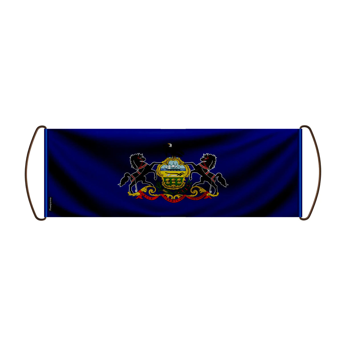 Bannière défilante pennsylvanie polyester pour événements sportifs