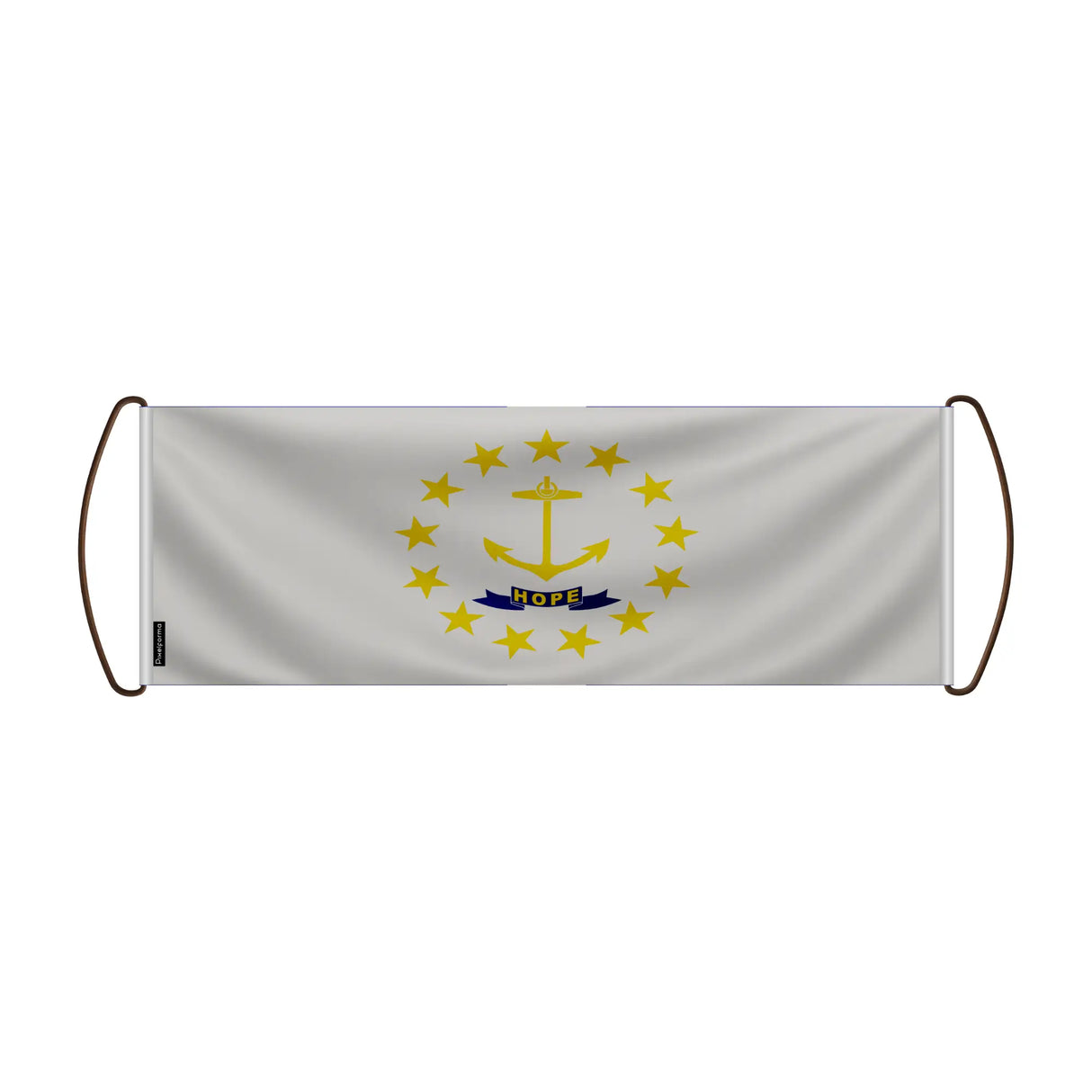 Bannière défilante rhode island polyester pour événements