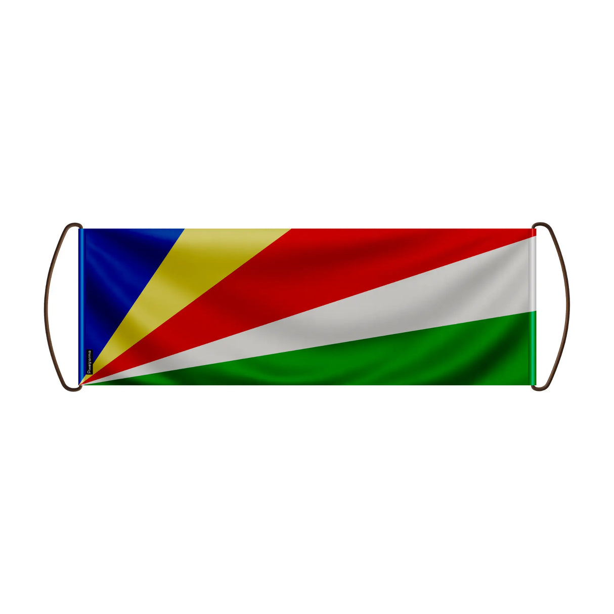 Bannière défilante seychelles en polyester pour événements