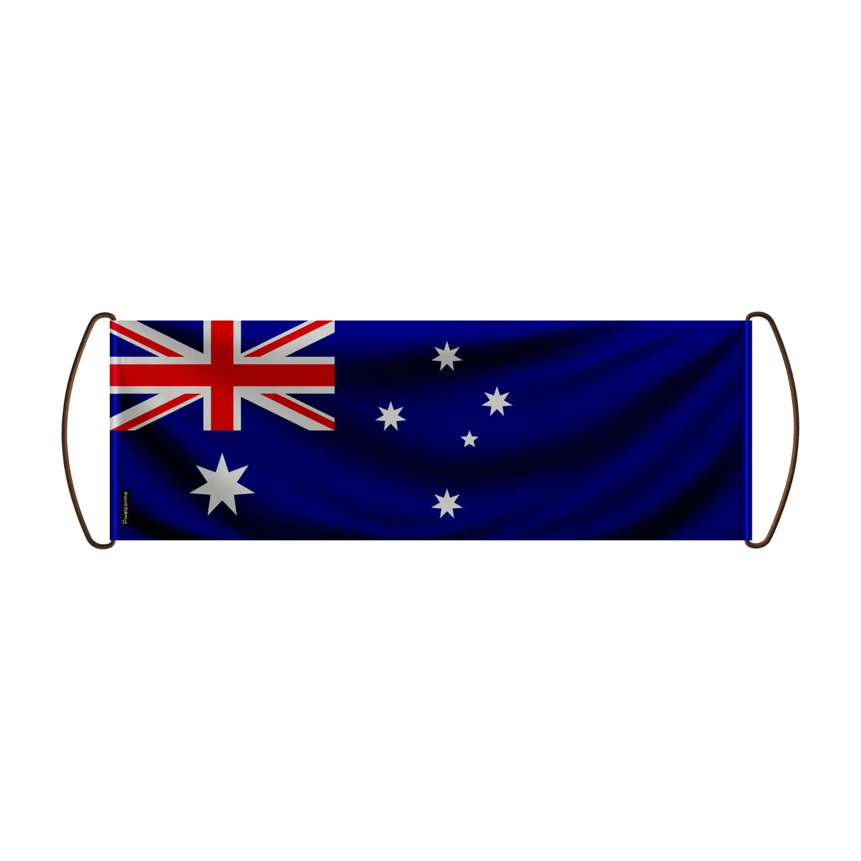 Bannière défilement drapeau australie en polyester durable