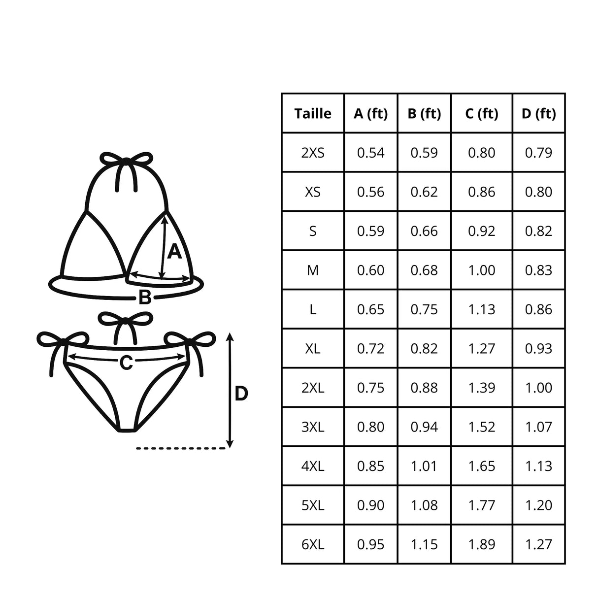 Bikini femme nouvelle-zélande à cordon impression all over