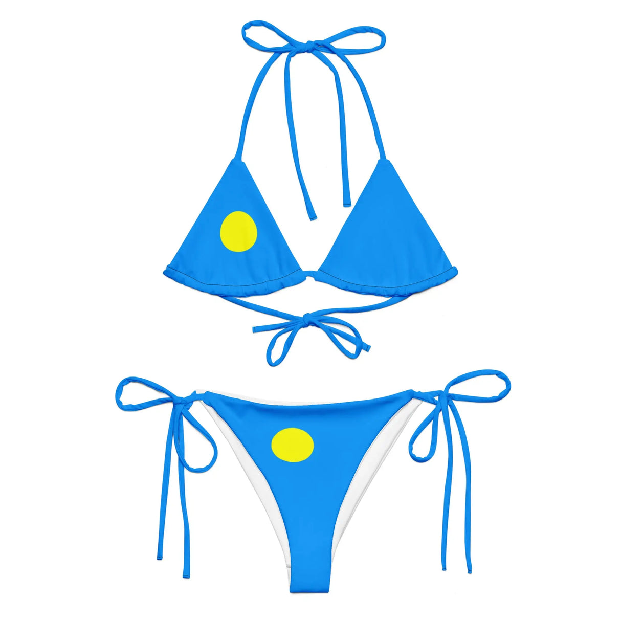 Bikini femme palaos impression all over cordon recyclé