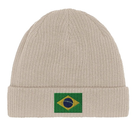 Bonnet brésil coton naturel broderie usage quotidien