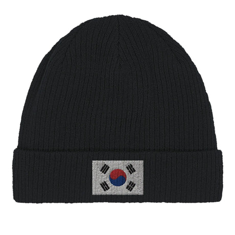 Bonnet corée du sud coton naturel broderie usage quotidien