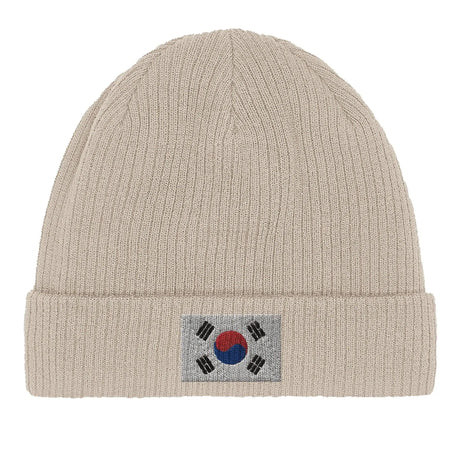 Bonnet corée du sud coton naturel broderie usage quotidien