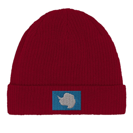 Bonnet coton drapeau antarctique broderie respirabilité