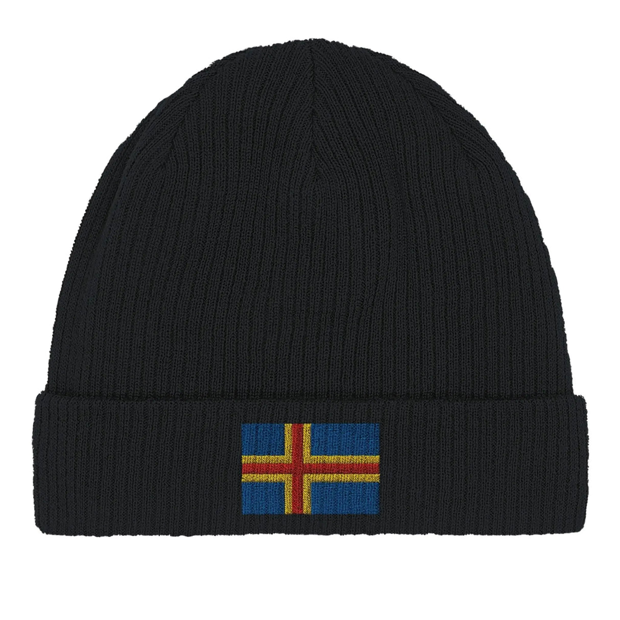 Bonnet coton drapeau d’åland broderie usage quotidien