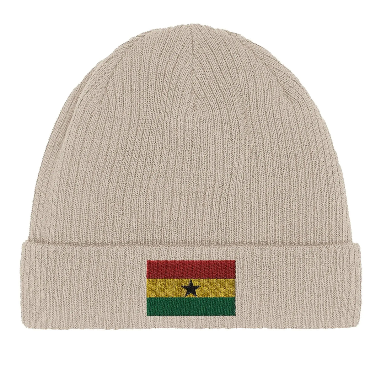 Bonnet coton drapeau ghana broderie pour usage quotidien